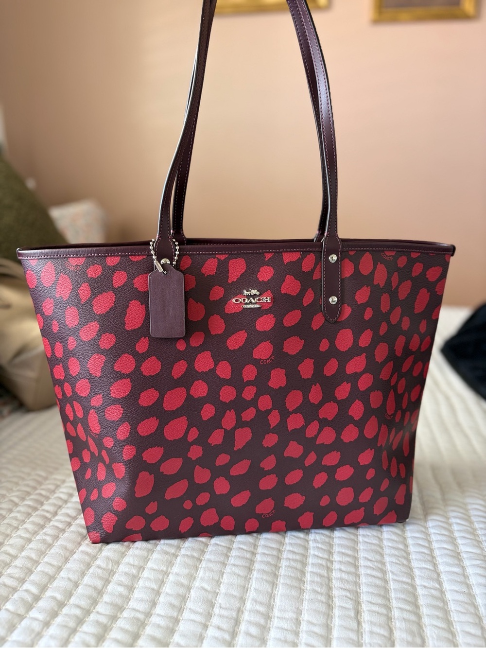 Coach reversible Leather Tote